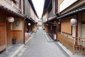 京都島原の街並み