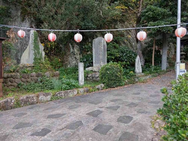 淡島神社への入口