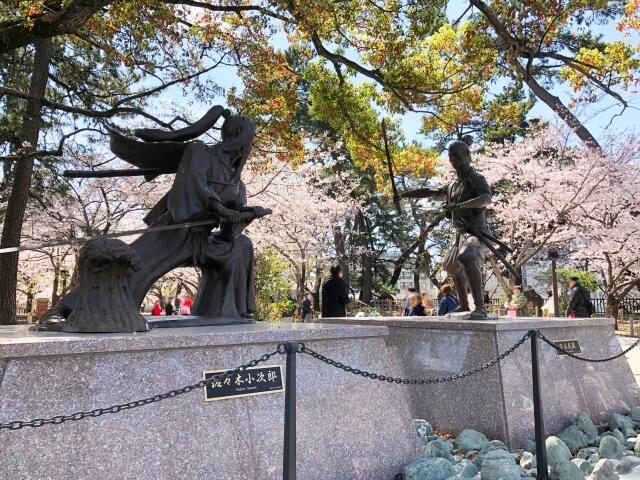 宮本武蔵の銅像